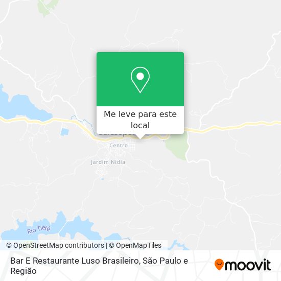 Bar E Restaurante Luso Brasileiro mapa