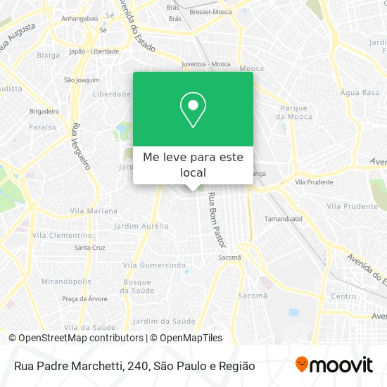 Rua Padre Marchetti, 240 mapa