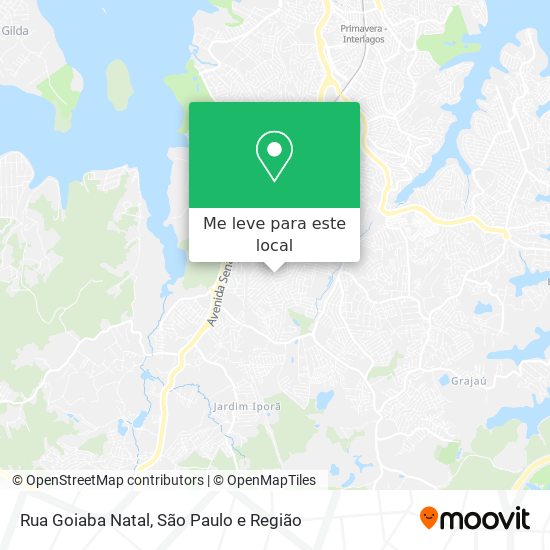 Rua Goiaba Natal mapa