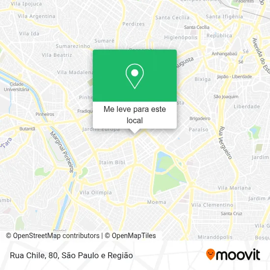 Rua Chile, 80 mapa