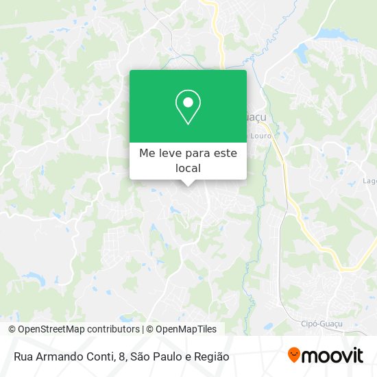 Rua Armando Conti, 8 mapa