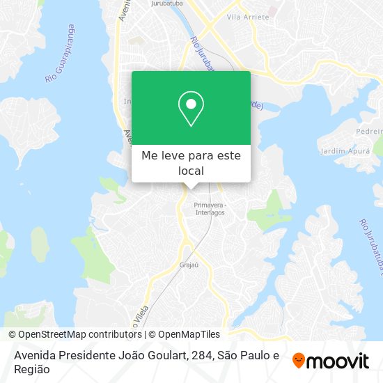 Avenida Presidente João Goulart, 284 mapa