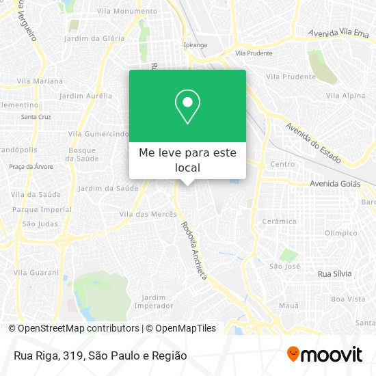 Rua Riga, 319 mapa