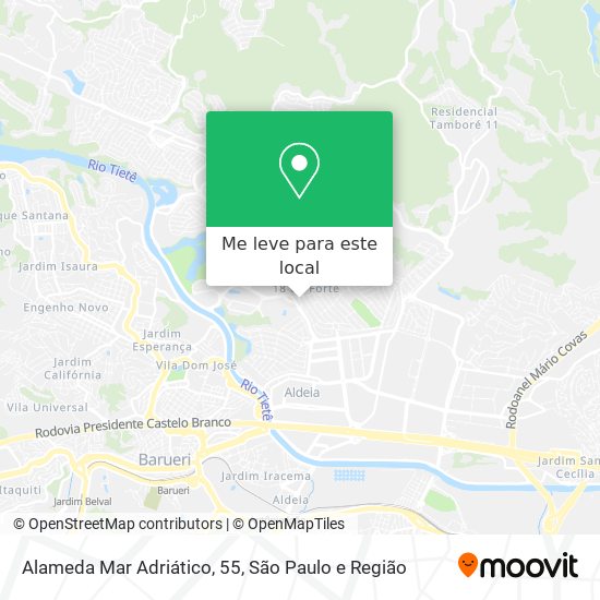 Alameda Mar Adriático, 55 mapa