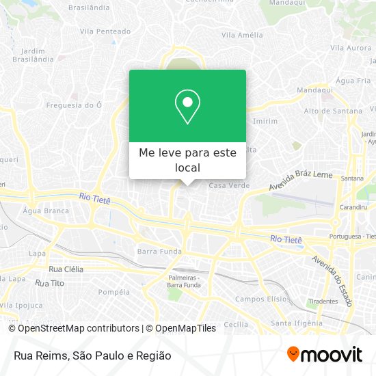 Rua Reims mapa
