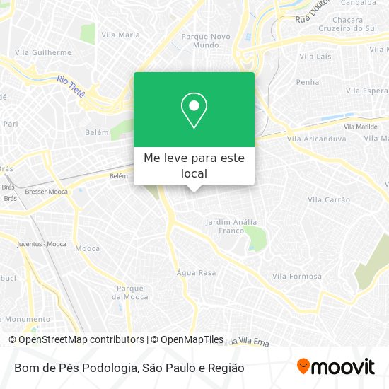 Bom de Pés Podologia mapa