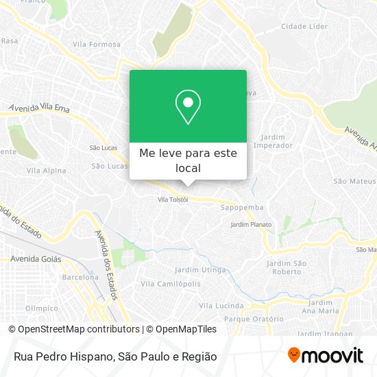 Rua Pedro Hispano mapa
