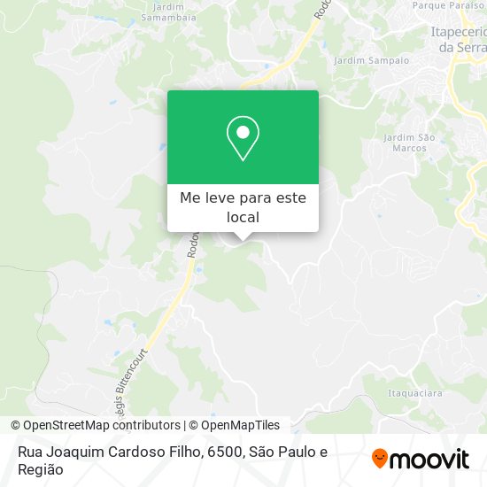 Rua Joaquim Cardoso Filho, 6500 mapa