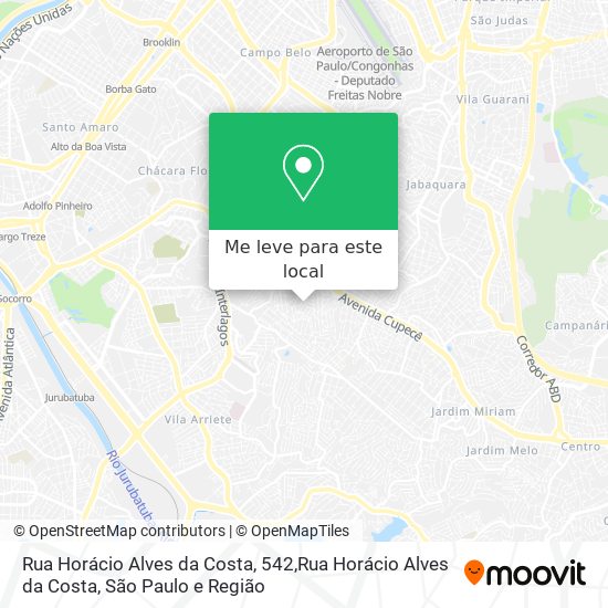 Rua Horácio Alves da Costa, 542,Rua Horácio Alves da Costa mapa