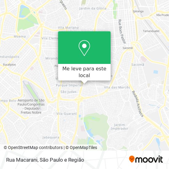 Rua Macarani mapa