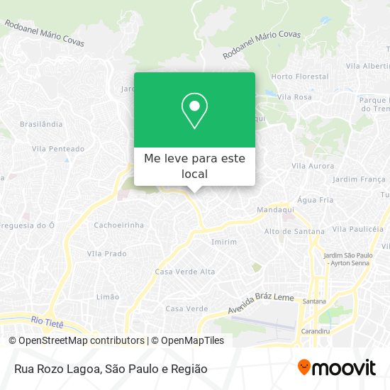 Rua Rozo Lagoa mapa