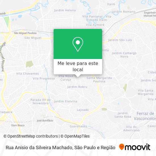 Rua Anísio da Silveira Machado mapa