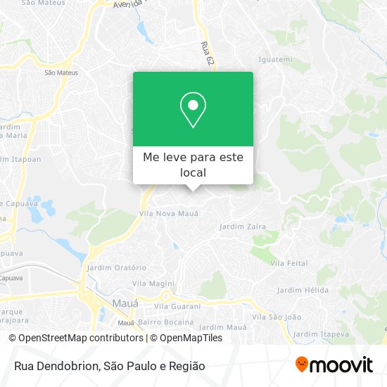Rua Dendobrion mapa