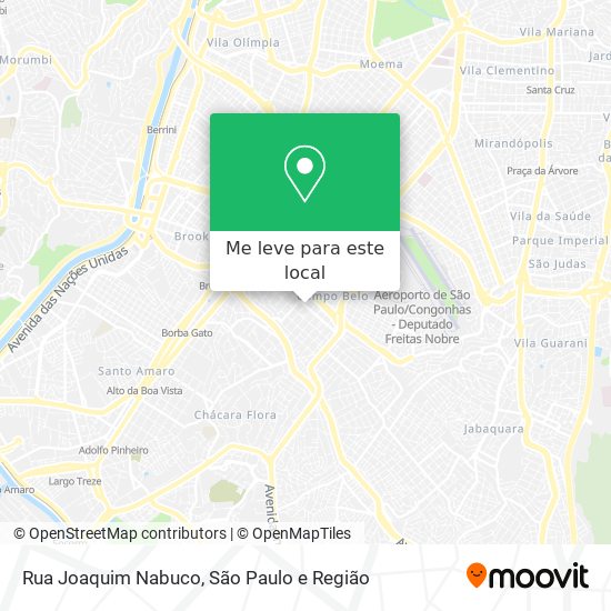 Rua Joaquim Nabuco mapa