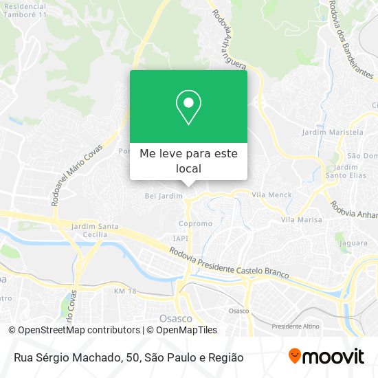 Rua Sérgio Machado, 50 mapa