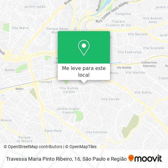 Travessa Maria Pinto Ribeiro, 16 mapa