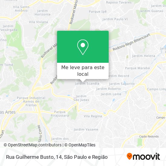 Rua Guilherme Busto, 14 mapa