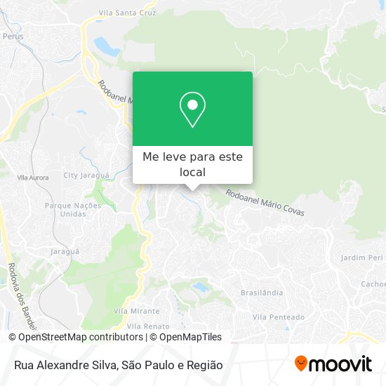 Rua Alexandre Silva mapa