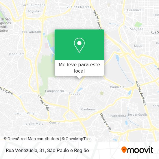 Rua Venezuela, 31 mapa