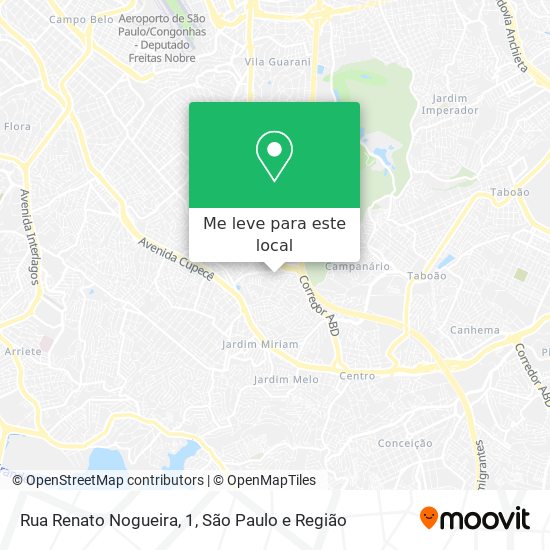 Rua Renato Nogueira, 1 mapa