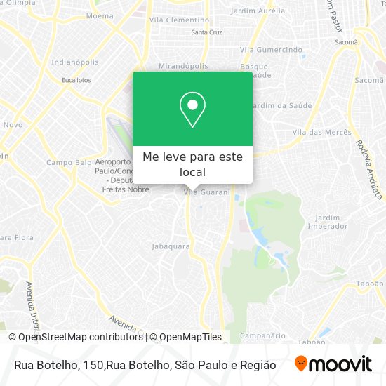 Rua Botelho, 150,Rua Botelho mapa