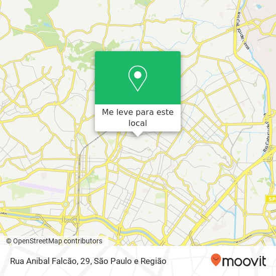 Rua Anibal Falcão, 29, Vila Guilherme São Paulo-SP mapa