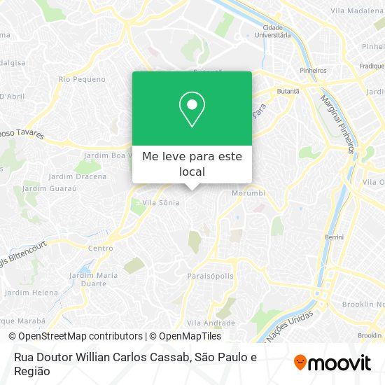 Rua Doutor Willian Carlos Cassab mapa