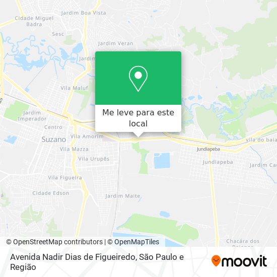 Avenida Nadir Dias de Figueiredo mapa