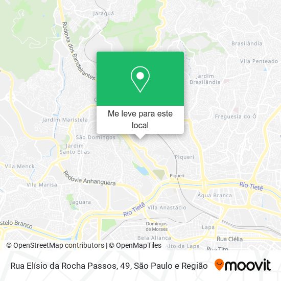 Rua Elísio da Rocha Passos, 49 mapa
