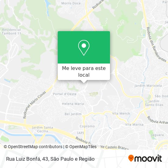 Rua Luiz Bonfá, 43 mapa