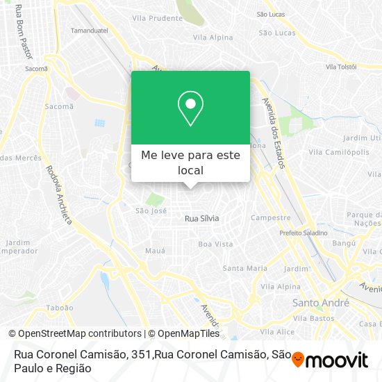 Rua Coronel Camisão, 351,Rua Coronel Camisão mapa