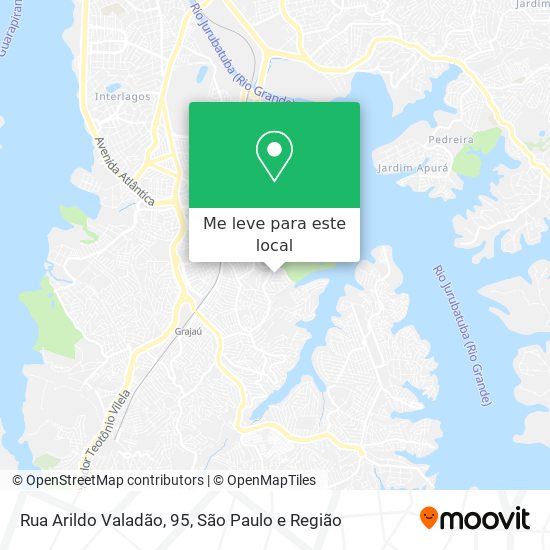 Rua Arildo Valadão, 95 mapa