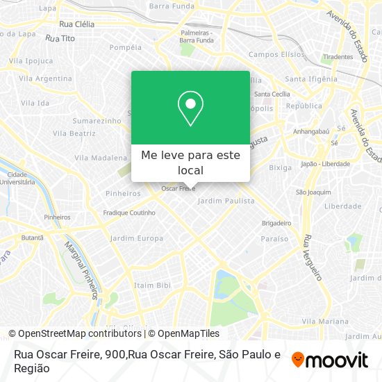 Rua Oscar Freire, 900,Rua Oscar Freire mapa