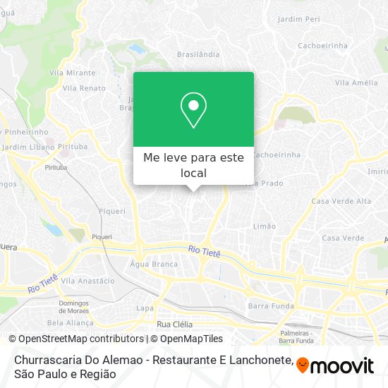Churrascaria Do Alemao - Restaurante E Lanchonete mapa