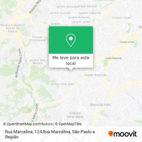 Rua Marcelina, 124,Rua Marcelina mapa