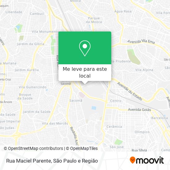 Rua Maciel Parente mapa