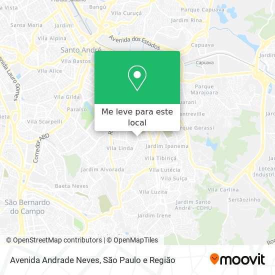 Avenida Andrade Neves mapa