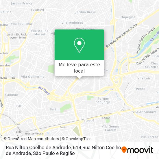 Rua Nilton Coelho de Andrade, 614,Rua Nilton Coelho de Andrade mapa