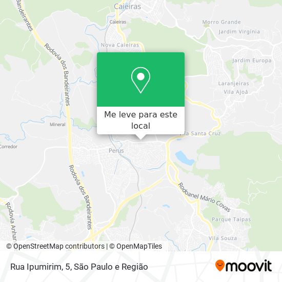 Rua Ipumirim, 5 mapa