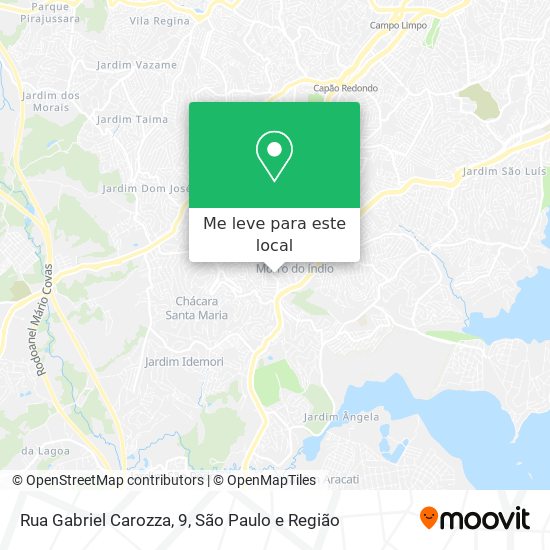 Rua Gabriel Carozza, 9 mapa