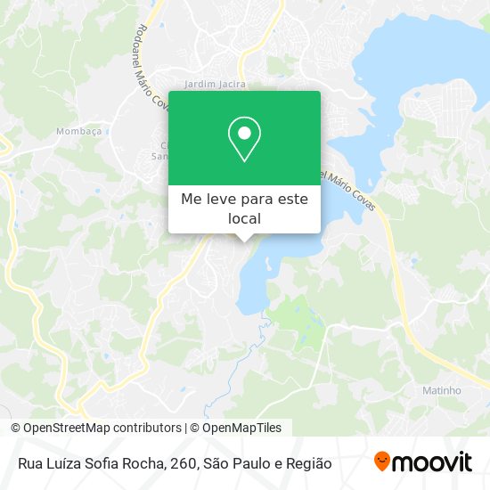 Rua Luíza Sofia Rocha, 260 mapa