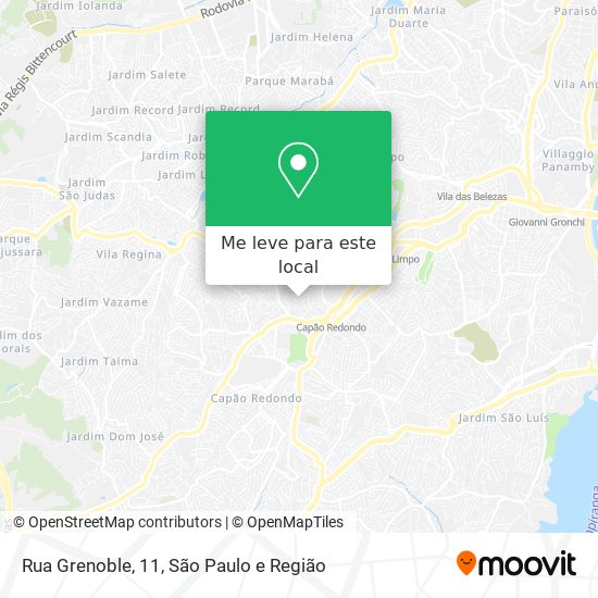 Rua Grenoble, 11 mapa