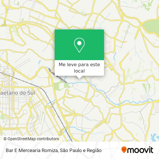 Bar E Mercearia Romiza mapa