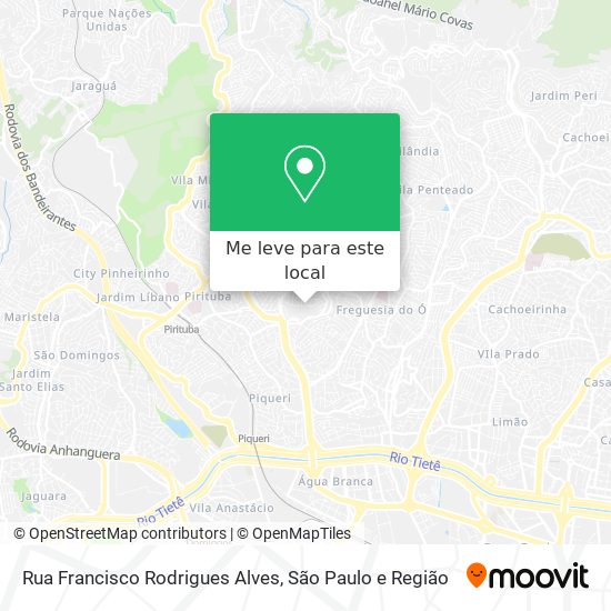 Rua Francisco Rodrigues Alves mapa