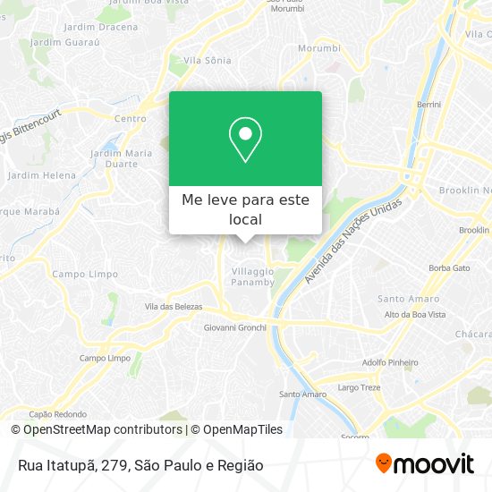 Rua Itatupã, 279 mapa