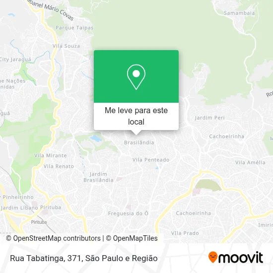 Rua Tabatinga, 371 mapa
