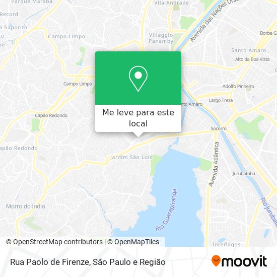 Rua Paolo de Firenze mapa