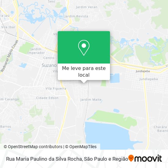 Rua Maria Paulino da Silva Rocha mapa