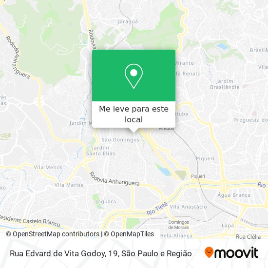 Rua Edvard de Vita Godoy, 19 mapa