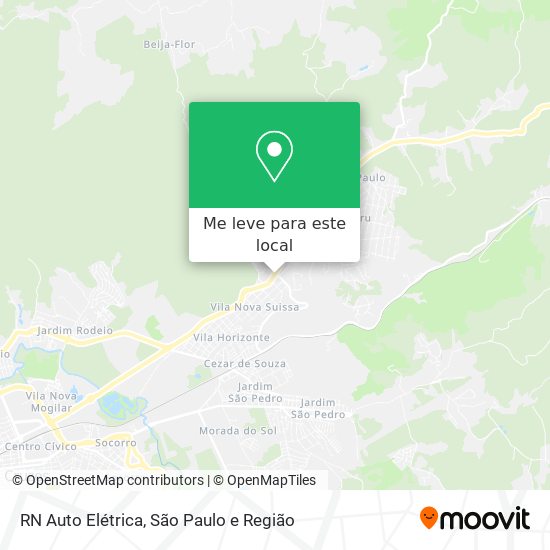 RN Auto Elétrica mapa